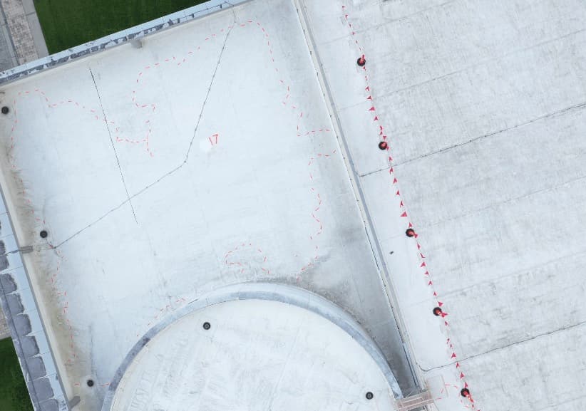 Commercial roof inspection