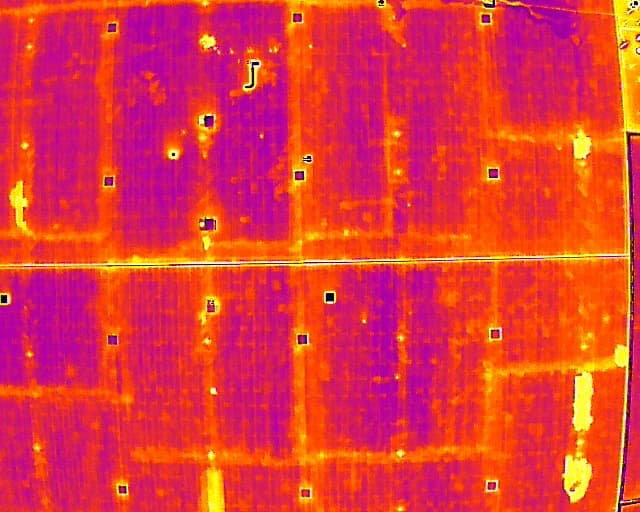 Drone roof inspection in action